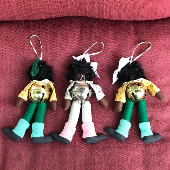 3/$25 Vintage Handmade & Crafted Triplet Ornaments - Picture 2 of 12